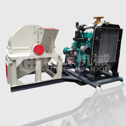 中型柴油機樹枝粉碎機燒油的菇木粉碎機GH800柴油